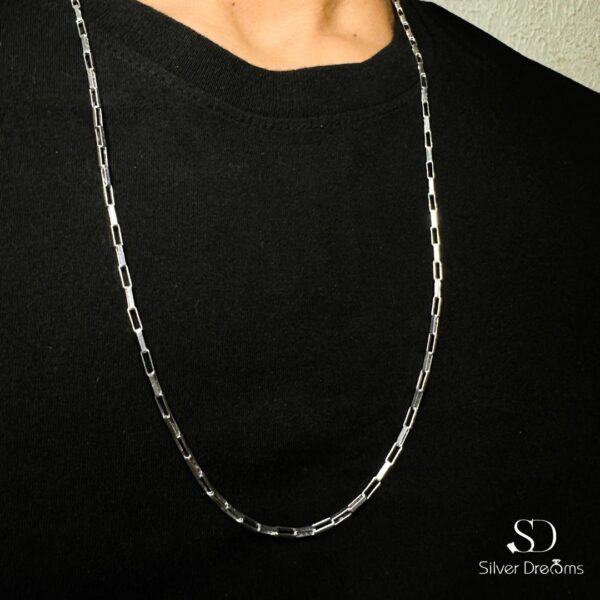 Corrente Cartier 2.5 mm e 70 cm em Prata 925