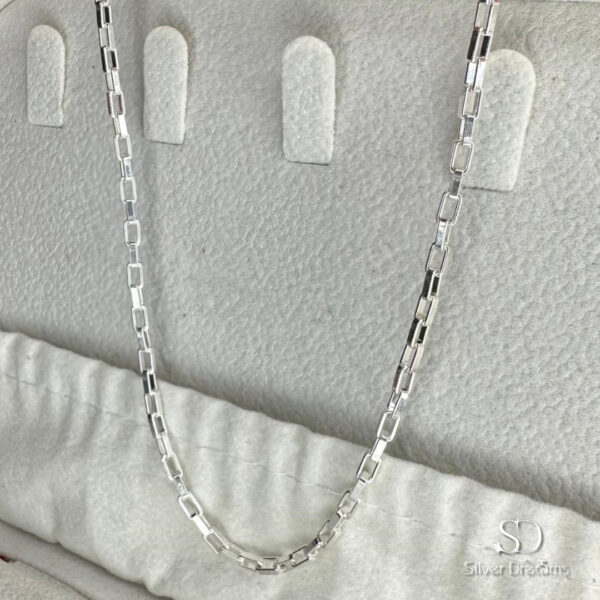 Corrente Cartier 2.5 mm e 60 cm em Prata 925