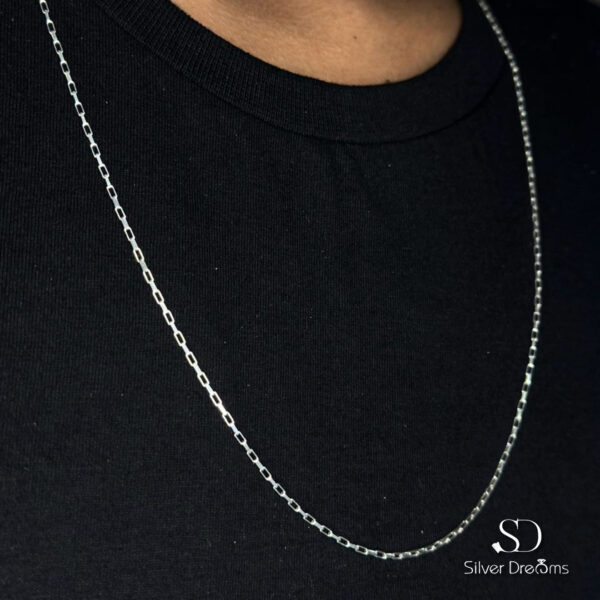 Corrente Cartier 1.5 mm e 70 cm em Prata 925