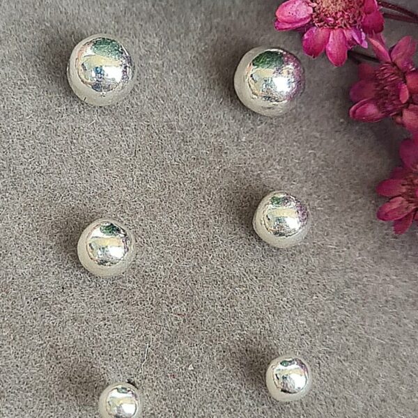 Kit Trio Brinco Bolinhas em Prata 925