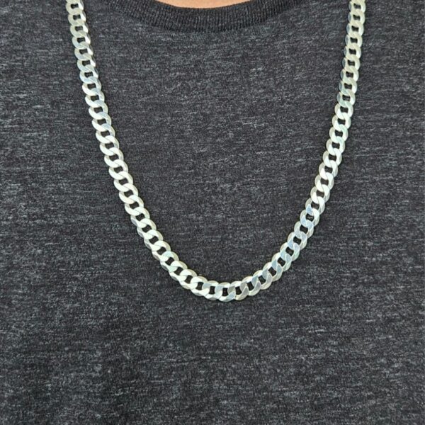 Corrente Grumet 8.5 mm e 60 cm em Prata 925